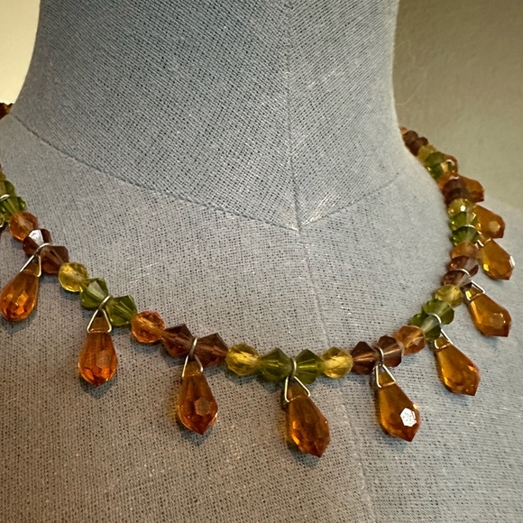 Necklace, crystal, lightweight - Picture 3 of 7